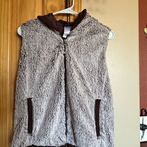 Patagonia Kids' Fleece Vest - Gray and Brown